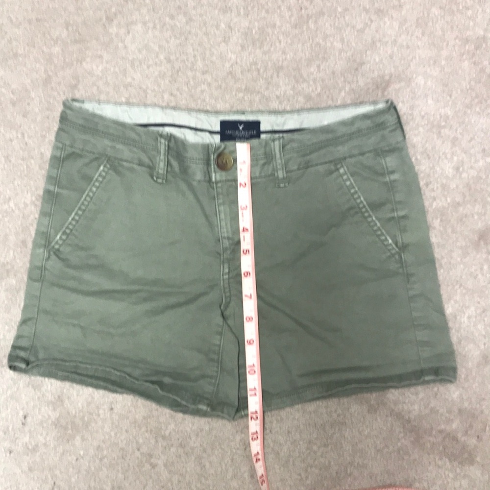 AEO stretch Midi shorts. Size 4